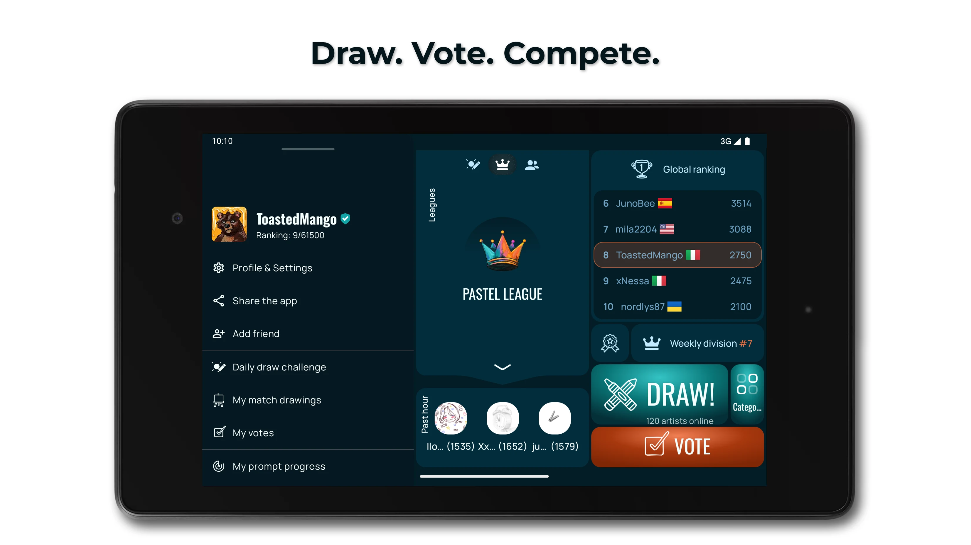 Drawing Battles: Art Challenge screenshot