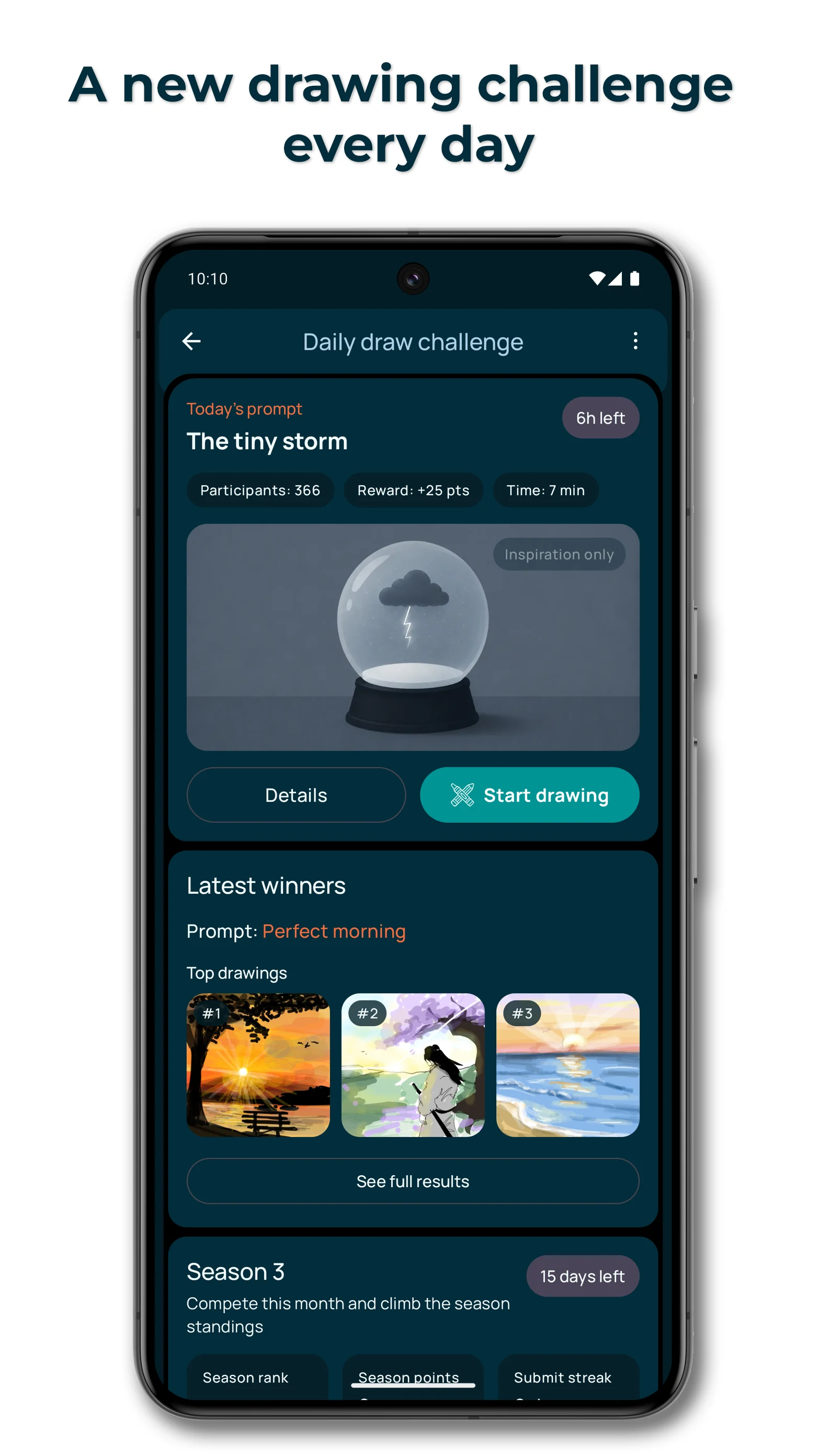 Drawing Battles: Art Challenge screenshot