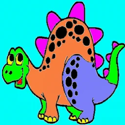 Icono de Dinosaur Coloring Pages